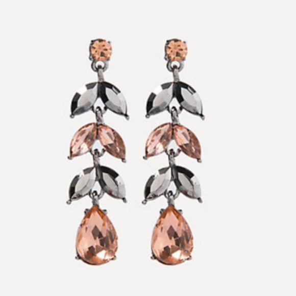bebe Jewelry - Crystal Linear Earrings